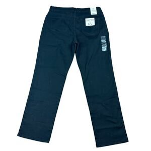 Gloria Vanderbilt Amanda Slimming Jeans Black Size 16 Average NWT